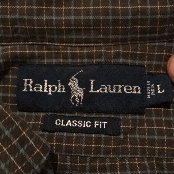 Polo Ralph Lauren microcheck button down. - Picture 2 of 3